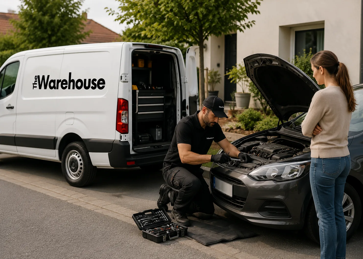 Mécanicien Warehouse Care en intervention à domicile